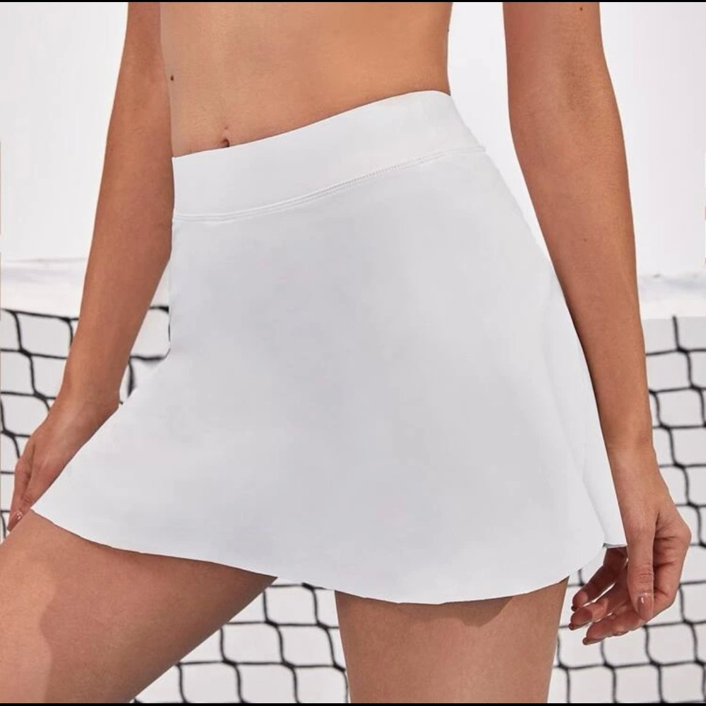 White Tennis Skort